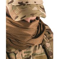 Designed to wear as scarf, face camo or head cover