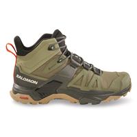 Salomon Men's X Ultra 4 GTX Waterproof Hiking Boots, GORE-TEX, Deep Lichen Green/peat/kelp