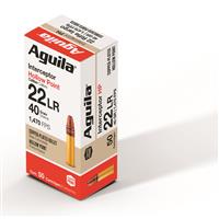 Aguila Interceptor, .22LR, CPHP, 40 Grain, 50 Rounds