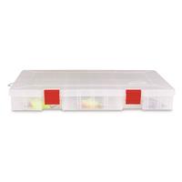 See-through design for easy viewing of contents