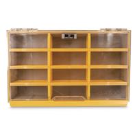 See-through polycarbonate lid