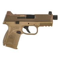 FN America FN 509 Compact Tactical FDE SemiAutomatic 9mm 432 Threaded Barrel 241 Rds