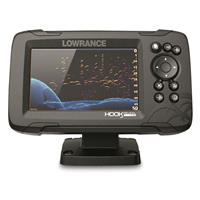 Lowrance HOOK Reveal 5 Splitshot Fishfinder with FishReveal and U S  Inland Mapping
