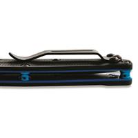 Black G10 (Blue underlayer) handle