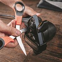 Sharpens shears and scissors