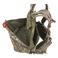 Spacious game bag with QR buckles.
