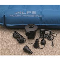 Pump operates from wall outlet, car outlet or rechargeable battery