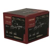 Norma Tactical, 7.62x39mm, FMJ, 124 Grain, 20 Rounds