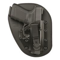 Cebeci Arms Leather Basketweave Belt-Slide OWB Pancake Holster, Glock  17/22, Right Hand