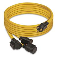 FIRMAN TT-30P 30AMP To 5-20RX3 25&#039; Power Cord