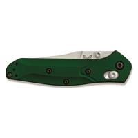 Green anodized 6061-T6 billet aluminum handle