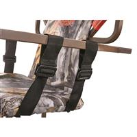 Padded sling seat for comfort