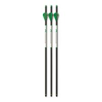 CenterPoint Carbon Arrows with Lighted Half Moon Nock, 400 grain, 3 Pack