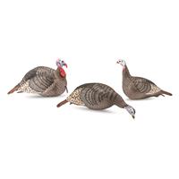 H S  Strut Strut-Lite The Flock Turkey Decoys  3 Piece