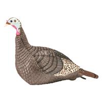Upright hen decoy.