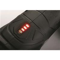 LED power gauge monitors battery status