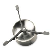 3 legs create a stable platform when cooking with pots/pans