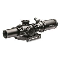 TruGlo OMNIA 1-4x24mm MSR Rifle Scope, Illuminated All-Purpose Tactical Reticle