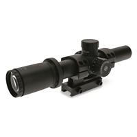 TruGlo Tru-Brite 30 Series 1-6x24mm Tactical Rifle Scope, Dual-Color Illuminated Reticle