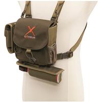 Attaches to compatible packs and harnesses