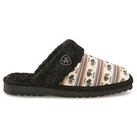 Ariat Women's Jackie Exotic Square Toe Slippers, Buffalo Print
