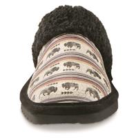 Ariat Women's Jackie Exotic Square Toe Slippers, Buffalo Print