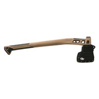 Rubber overmolded handle