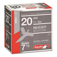 Aguila High-Velocity Birdshot, 20 Gauge, 2 3/4&quot;, 1 Oz., 250 Rounds