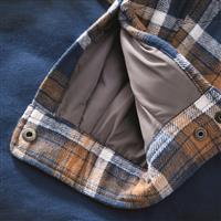 Smooth polyester taffeta lining in sleeves for easy on/off over layers