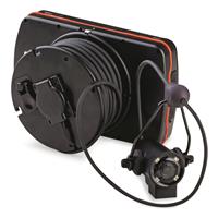 Integrated camera cord reel with 50 ft. camera cable