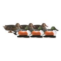 Avery GHG Hunter Series Oversized Shoveler Duck Decoys, 6 Pack