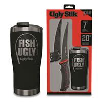 Ugly Stik 7  Fillet Knife with 20 oz  Tumbler Gift Set
