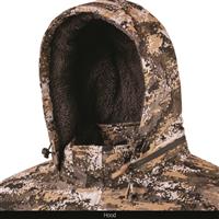 Removable fully lined hood with adjustable toggles