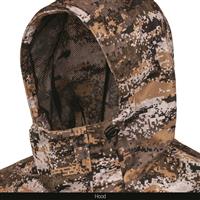 Adjustable hood with cinch cord