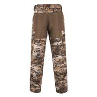 Reinforced knees and seat with abrasion-resistant material