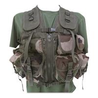 Mil-Tec 9-pocket Tactical Vest, CCE Woodland Camo