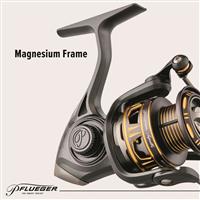 Plueger Supreme XT Spinning Reel, Size 25, 5.2:1 Gear Ratio