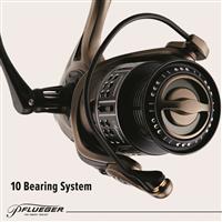 Pflueger Supreme Spinning Reel, Size 25, 5.2:1 Gear Ratio