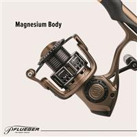 Pflueger Supreme Spinning Reel, Size 25, 5.2:1 Gear Ratio
