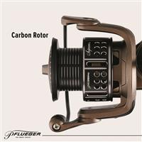 Pflueger Supreme Spinning Reel, Size 25, 5.2:1 Gear Ratio