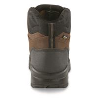 KEEN Utility Men's Independence 6" Waterproof Safety Toe Work Boots, Dark Earth/black