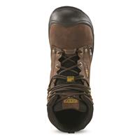 KEEN Utility Men's Independence 6" Waterproof Safety Toe Work Boots, Dark Earth/black