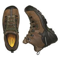 KEEN Utility Men's Pittsburgh Energy Waterproof Safety Toe Work Boots, Cascade Brown/greener Pastures