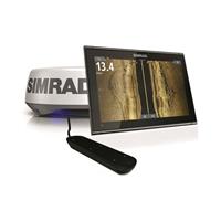 Simrad GO12 XSE with HALO20  radar with Active Imaging 3-in-1 Transducer and C-MAP DISCOVER Chart