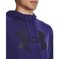 Under Armour Men's Armour Fleece Big Logo Hoodie, Royal/royal/black