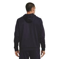 Under Armour Men's Armour Fleece Big Logo Hoodie, Midnight Navy/academy/black