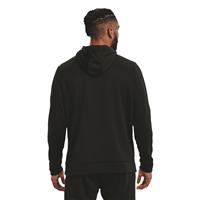 Under Armour Men's Armour Fleece Big Logo Hoodie, Black/Black/Pitch Gray