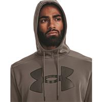 Under Armour Men's Armour Fleece Big Logo Hoodie, Fresh Clay/fresh Clay/black