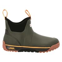 XTRATUF Men's Ice Rubber Waterproof Ankle Deck Boots, Olive