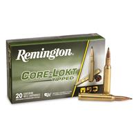 Remington Core-Lokt Tipped, .270 Winchester, Polymer Tip, 130 Grain, 20 Rounds